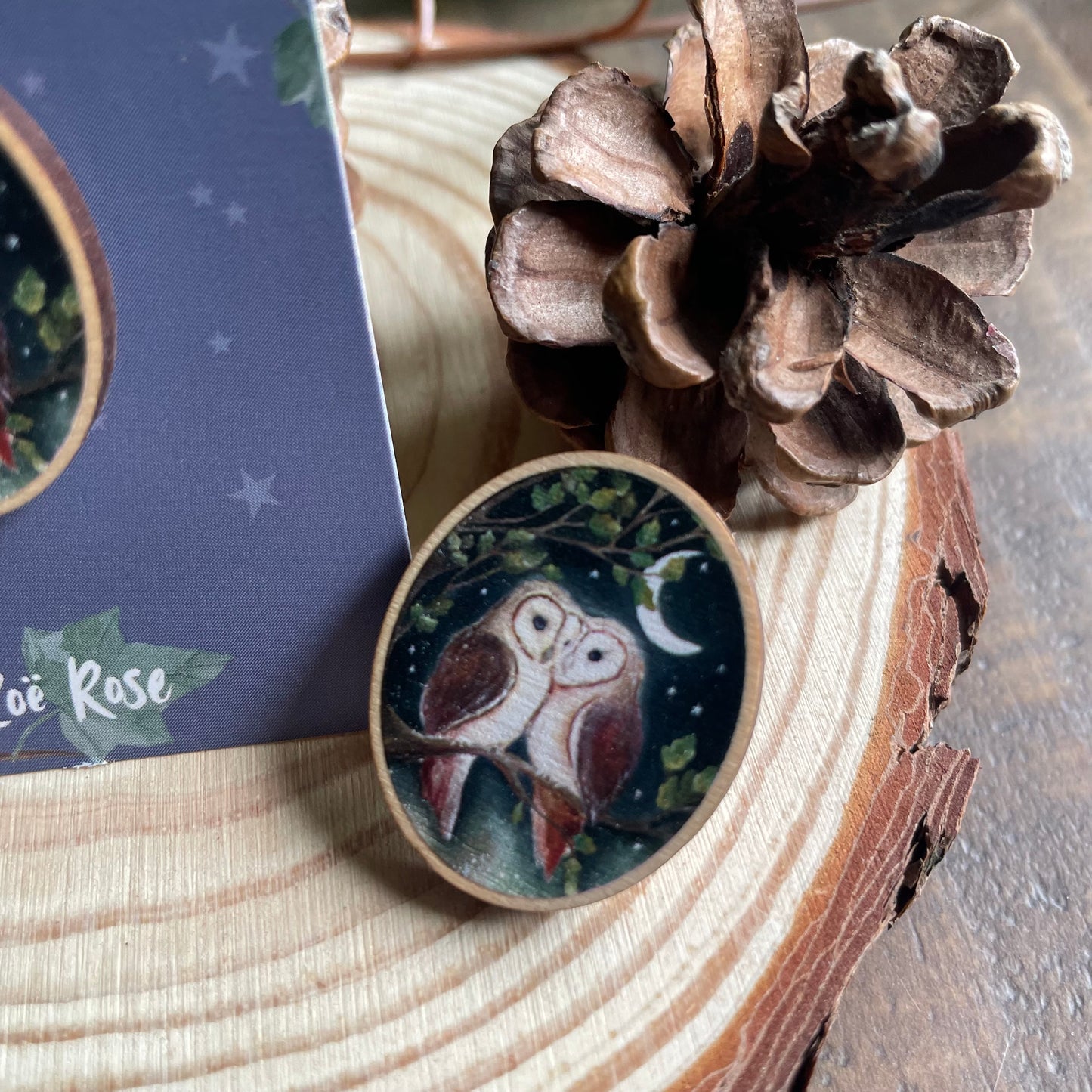 Owls Pin Badge | Guardians of The Oak