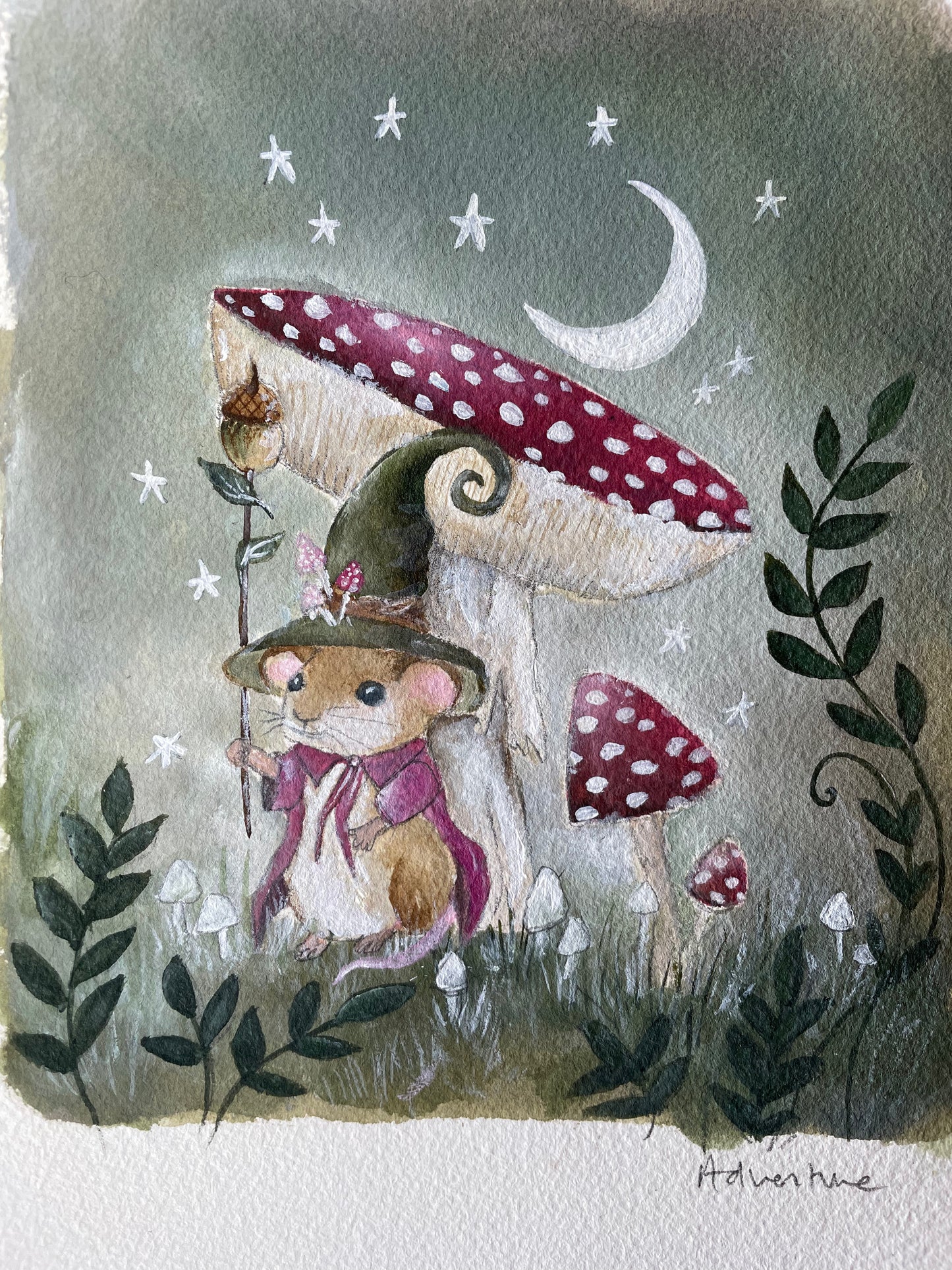 Adventure | Magic Mouse Original Painting on Paper