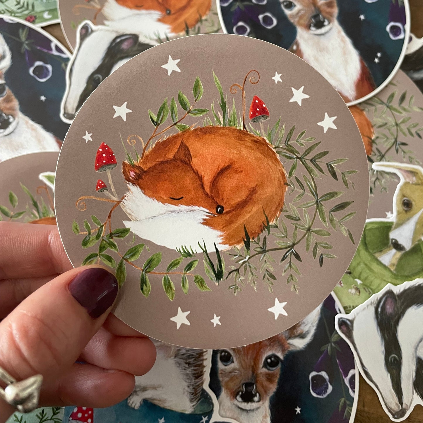 Fox Vinyl Sticker