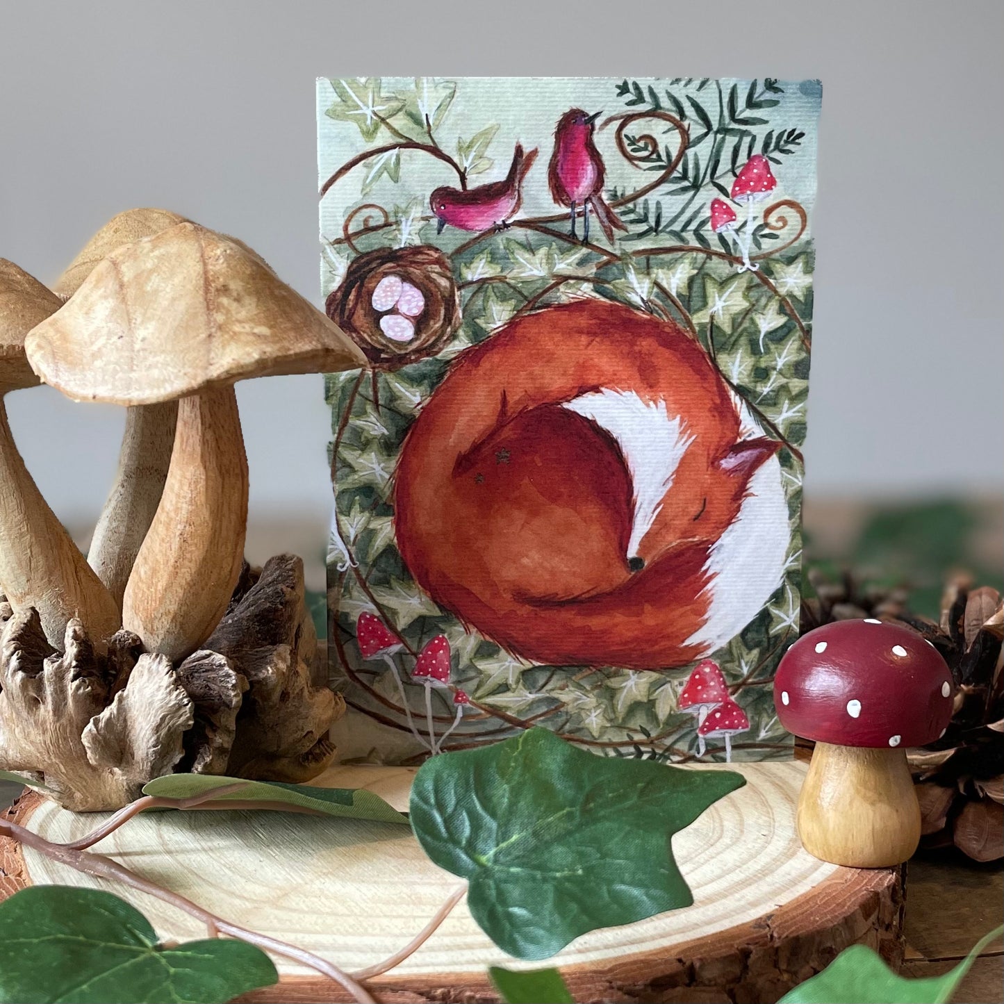 Fox Nest | Woodland Magic Greeting Card