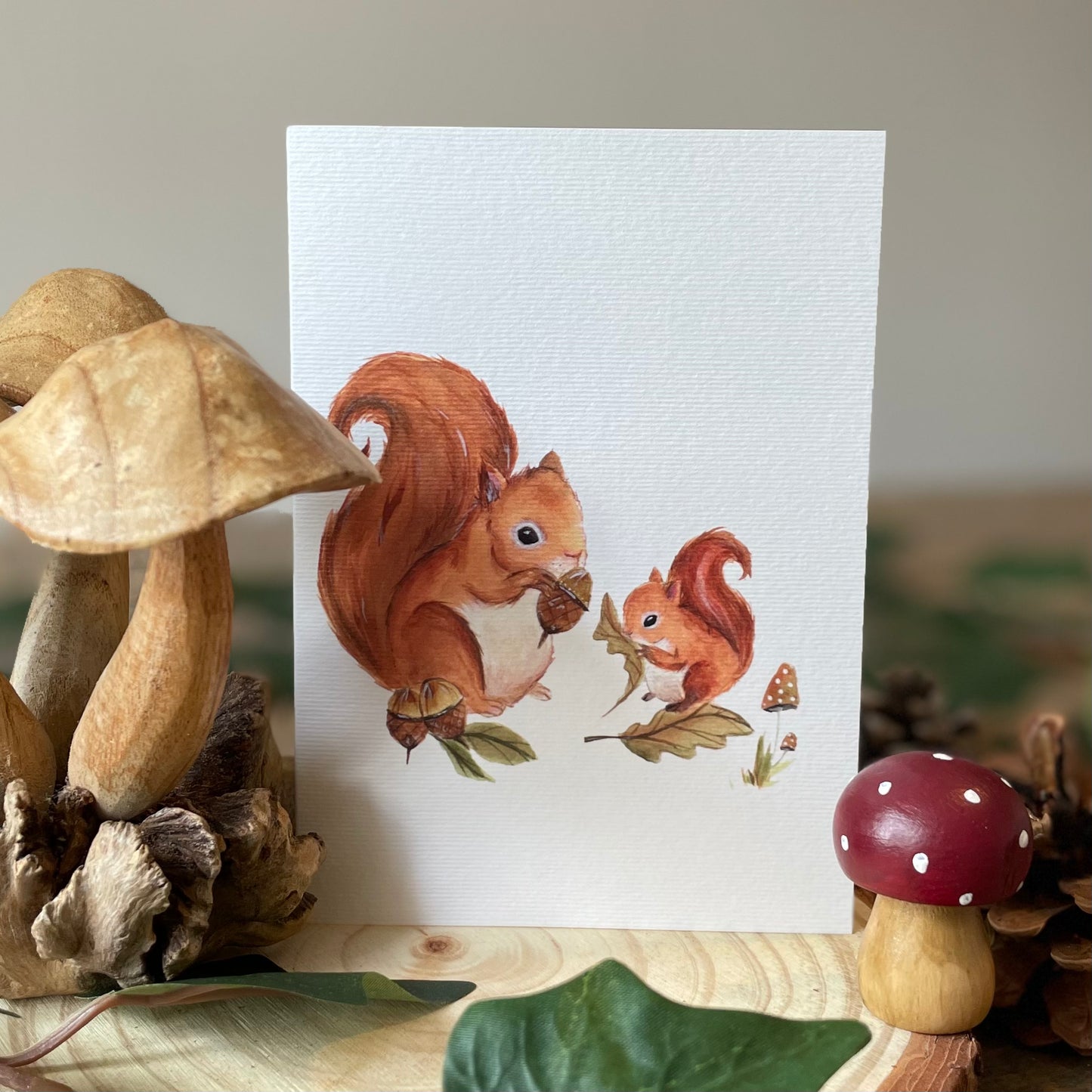 Squirrel Greeting Card | Harvest