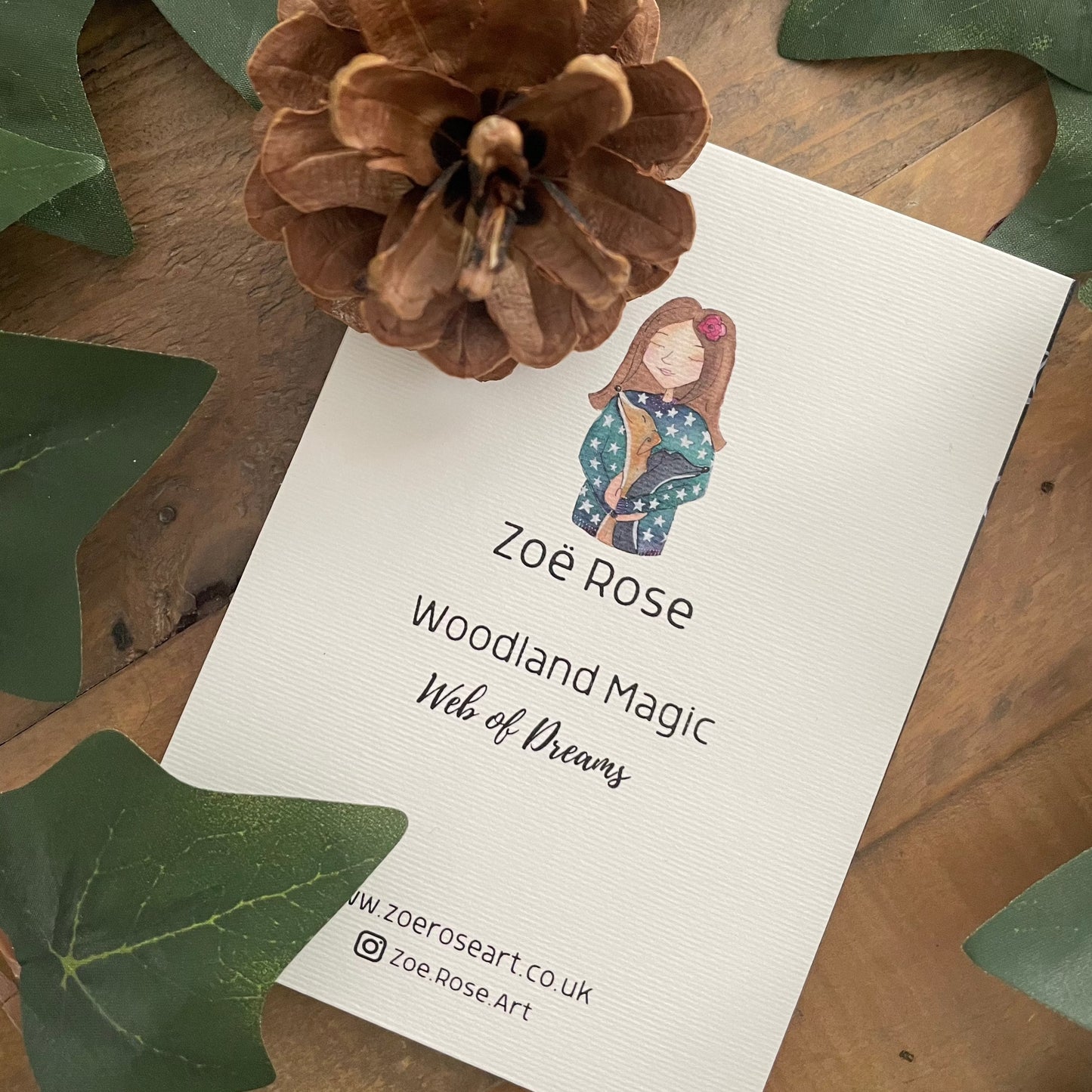 Web of Dreams | Woodland Magic Greeting Card