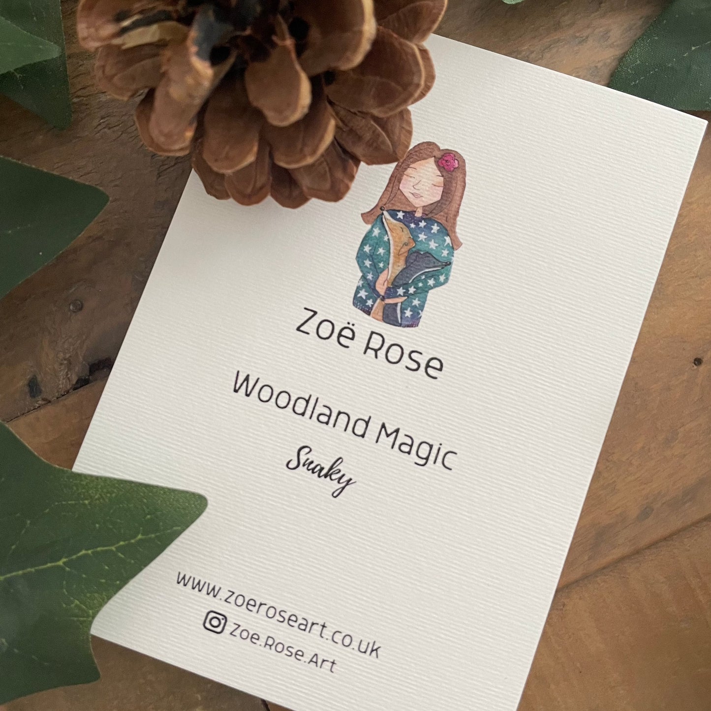 Snaky B | Woodland Magic Greeting Card