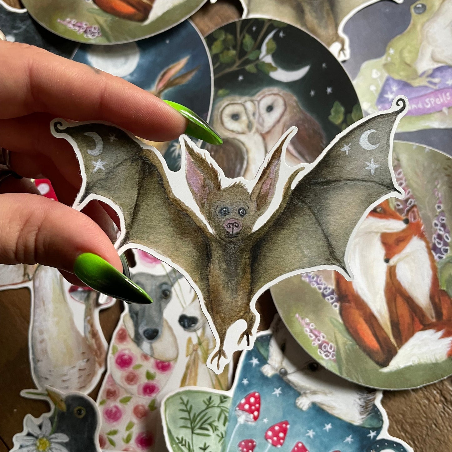 Bat Matte Vinyl Sticker