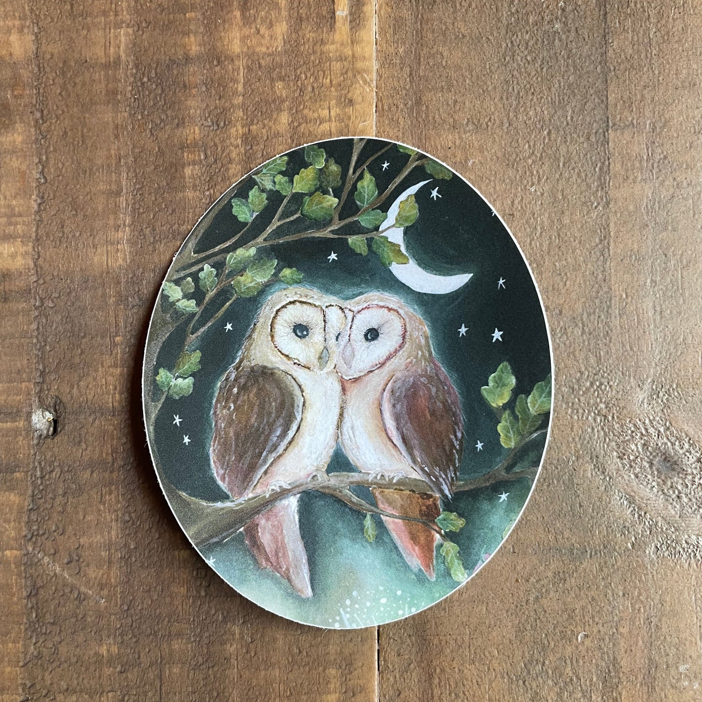 Owls Matte Vinyl Sticker