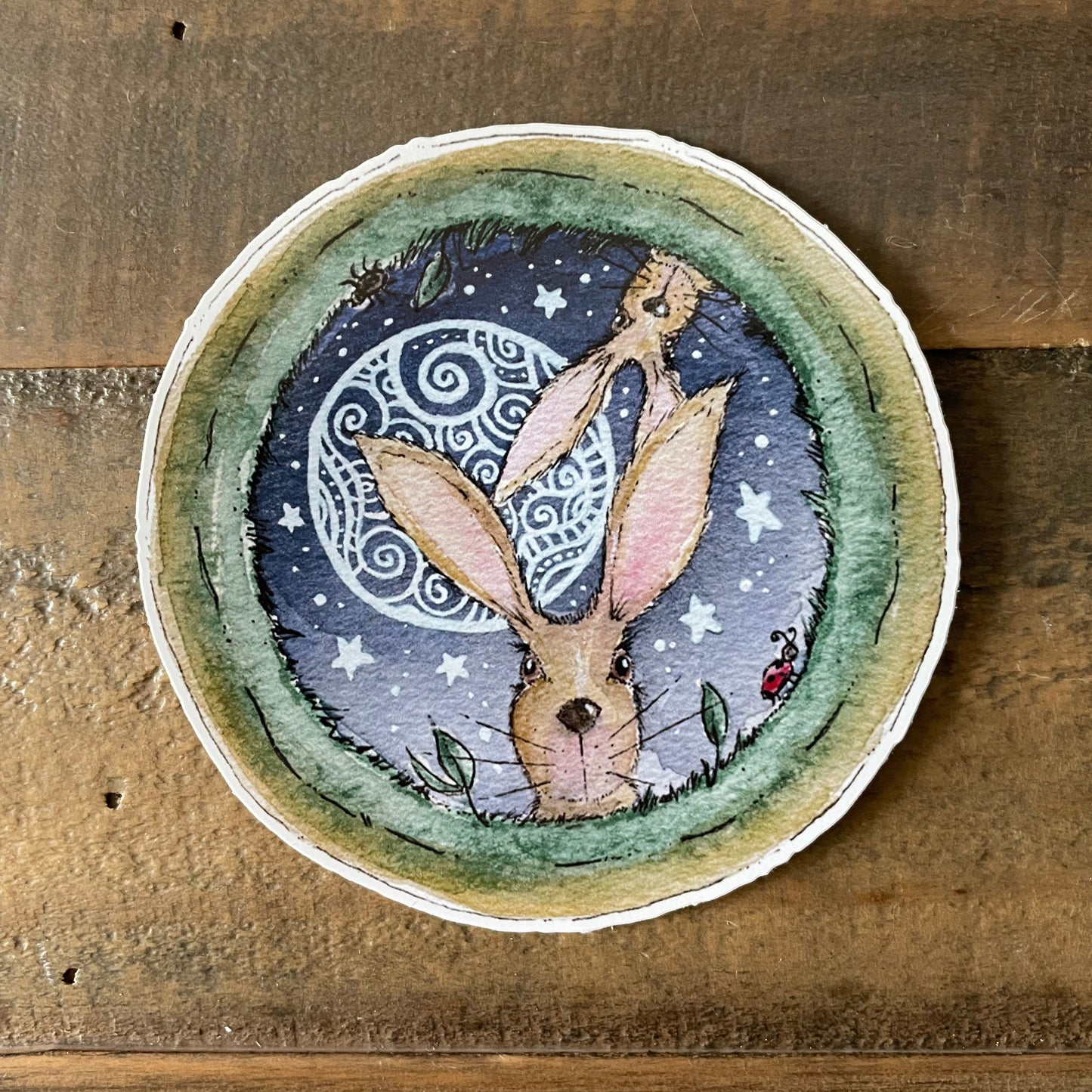 Hare Vinyl Sticker