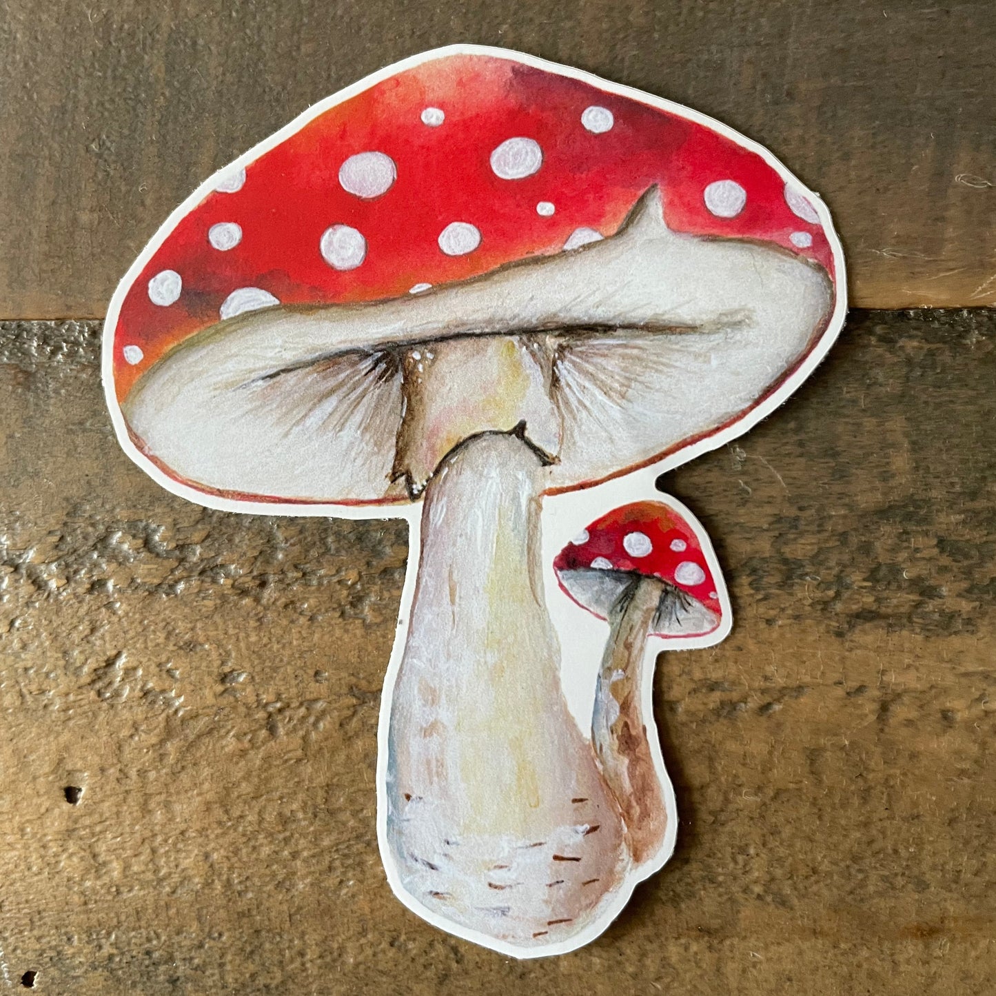 Toadstool Vinyl Sticker