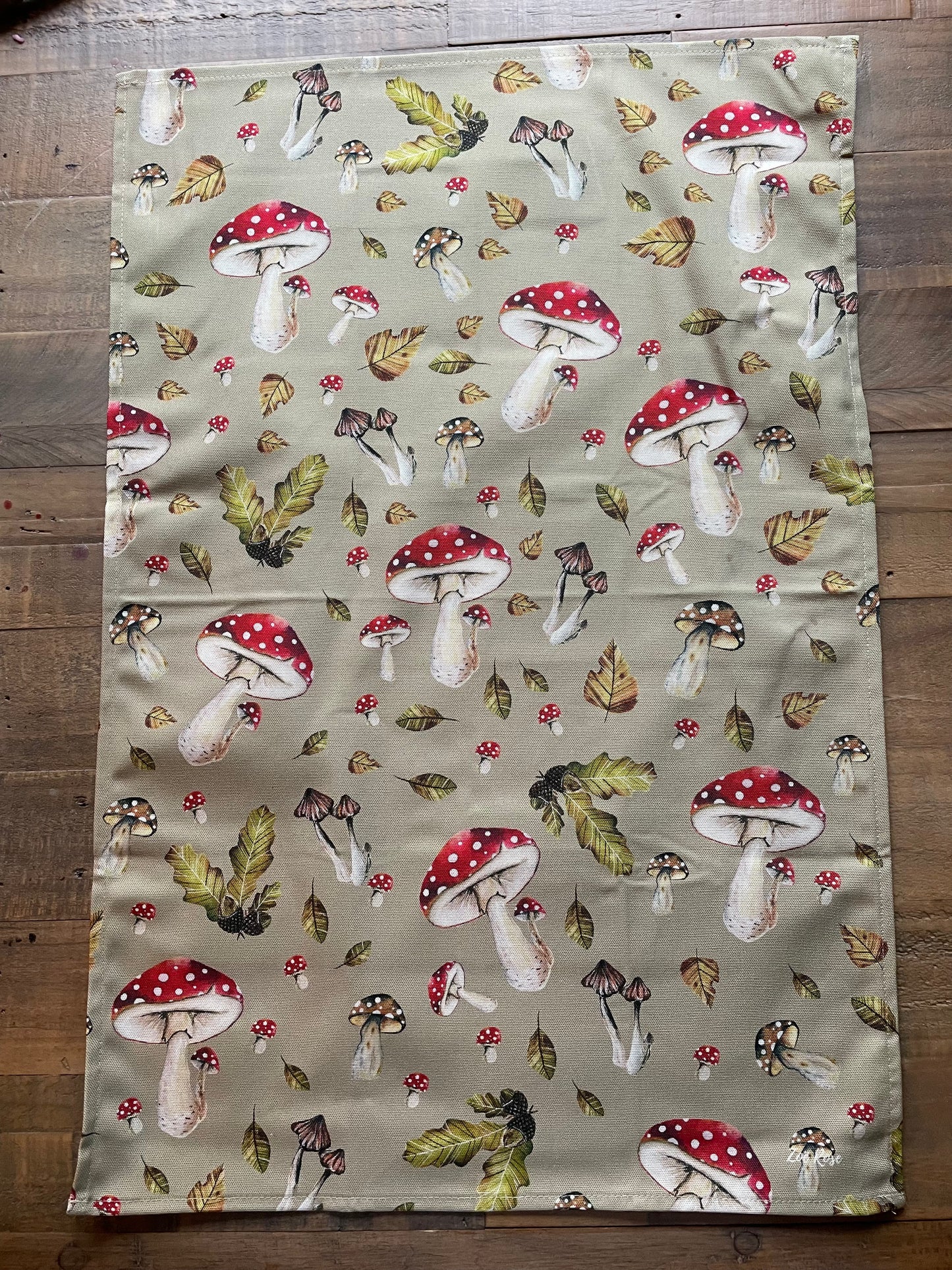 Mushroom Cotton Tea Towel | Mushroom Forest