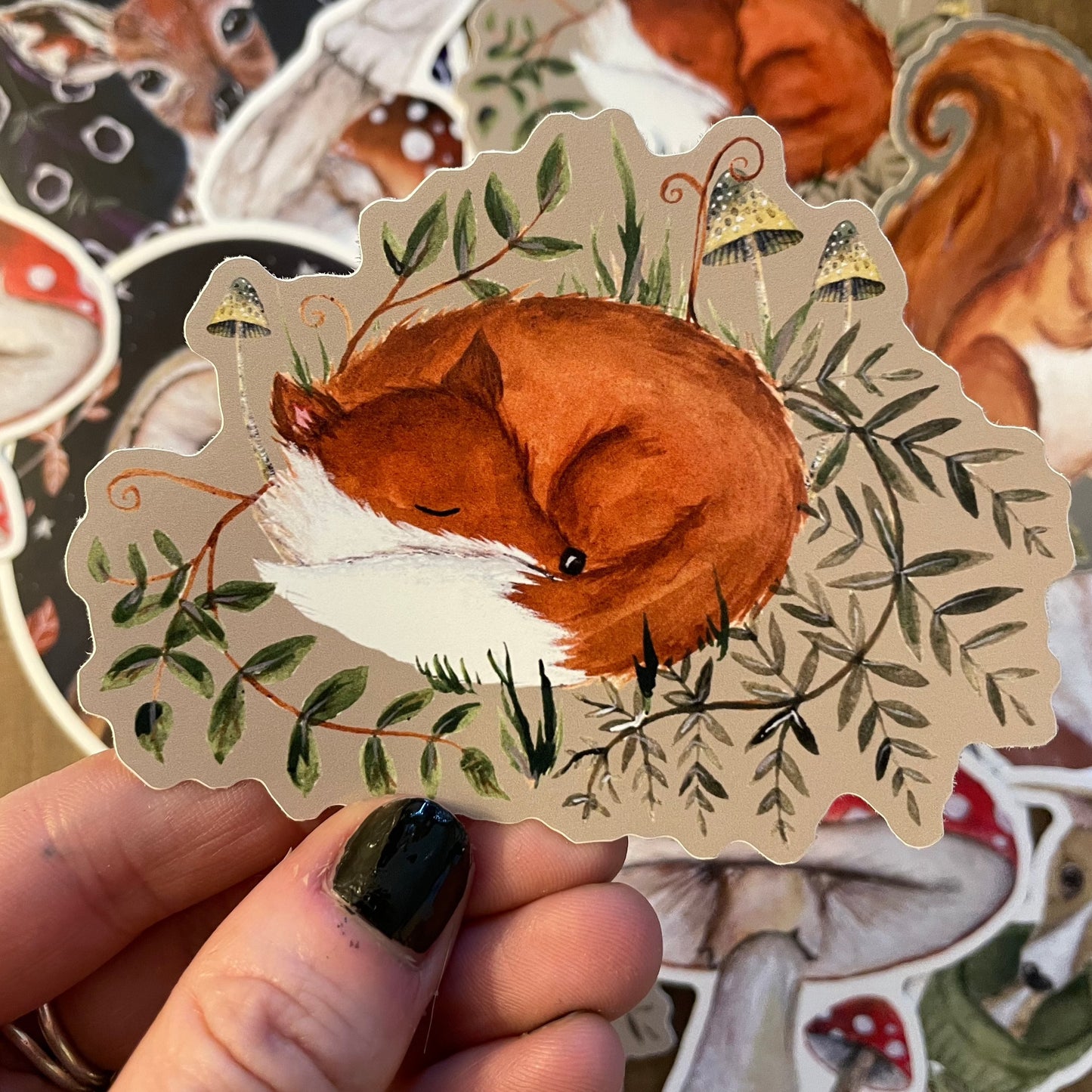 Fox Vinyl Sticker