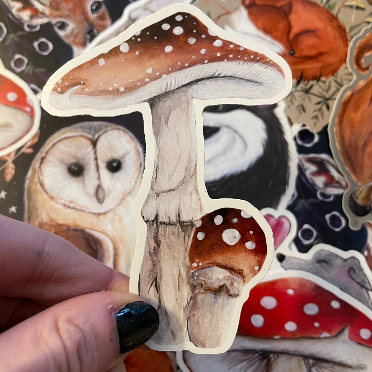 Mushroom Vinyl Sticker