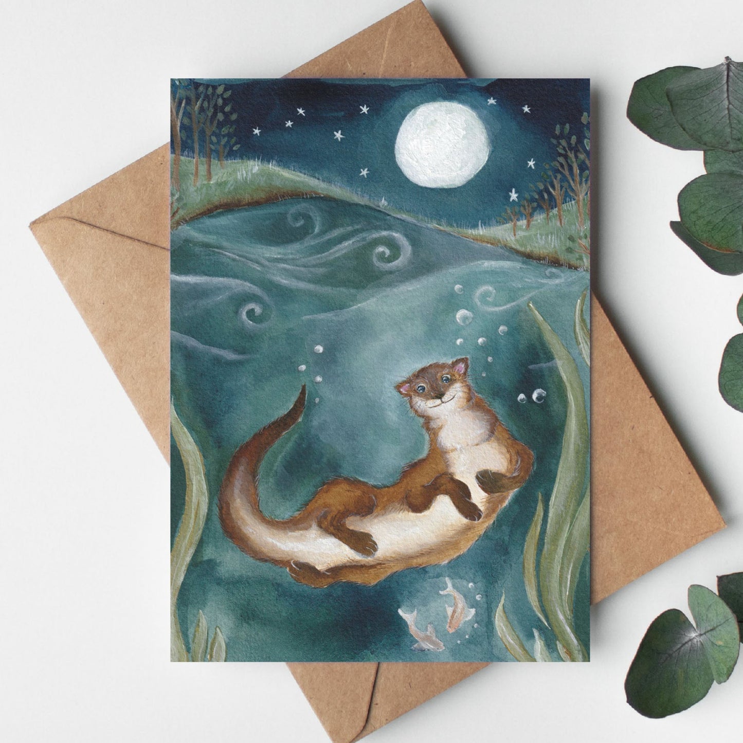 River Dance | Woodland Magic Greeting Card