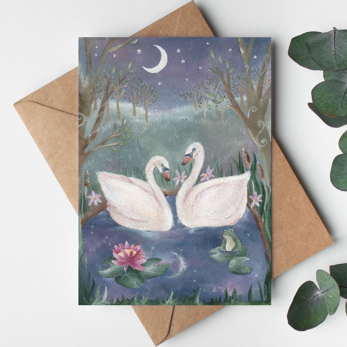 Swan Lake | Woodland Magic Greeting Card