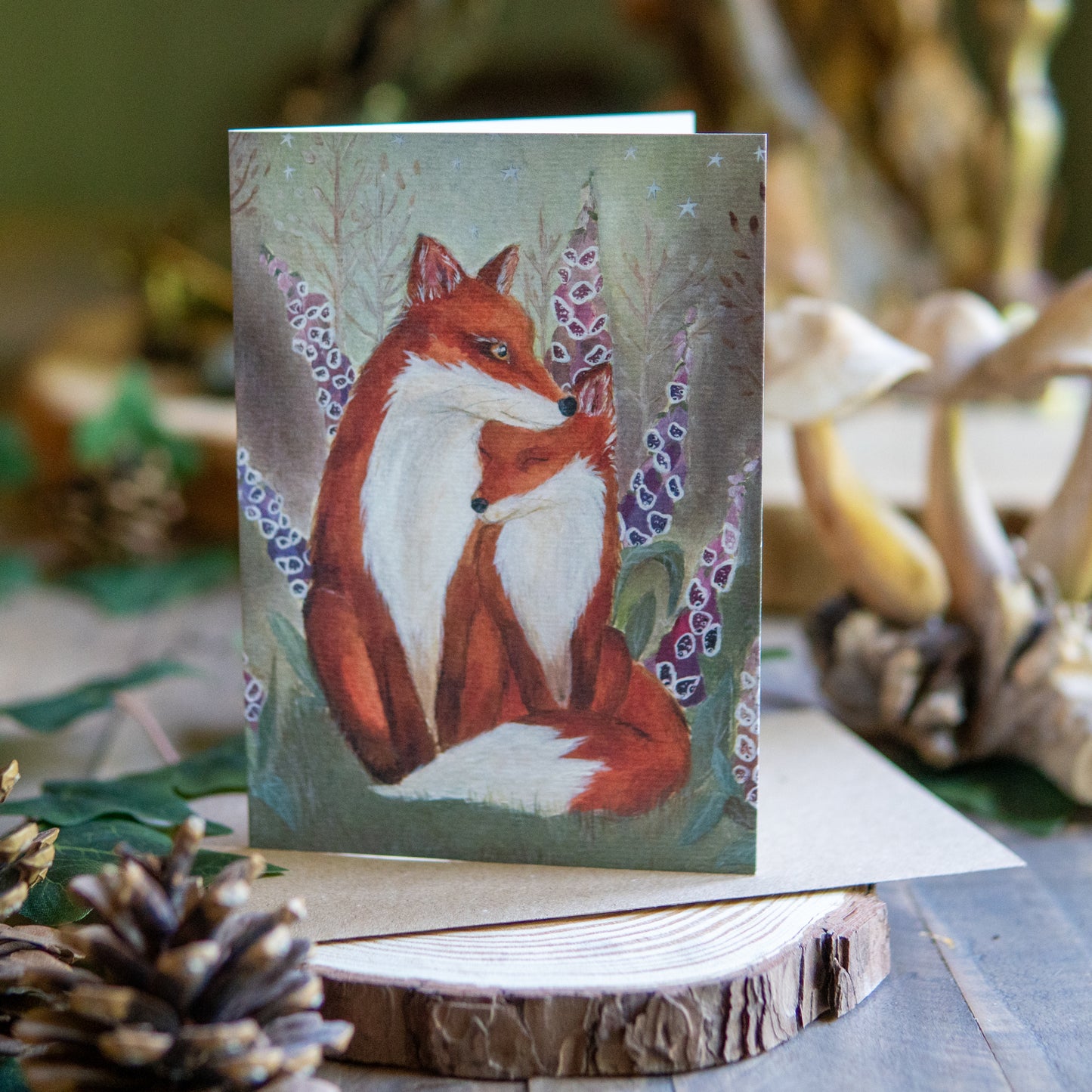 Foxglove Forest | Woodland Magic Greeting Card