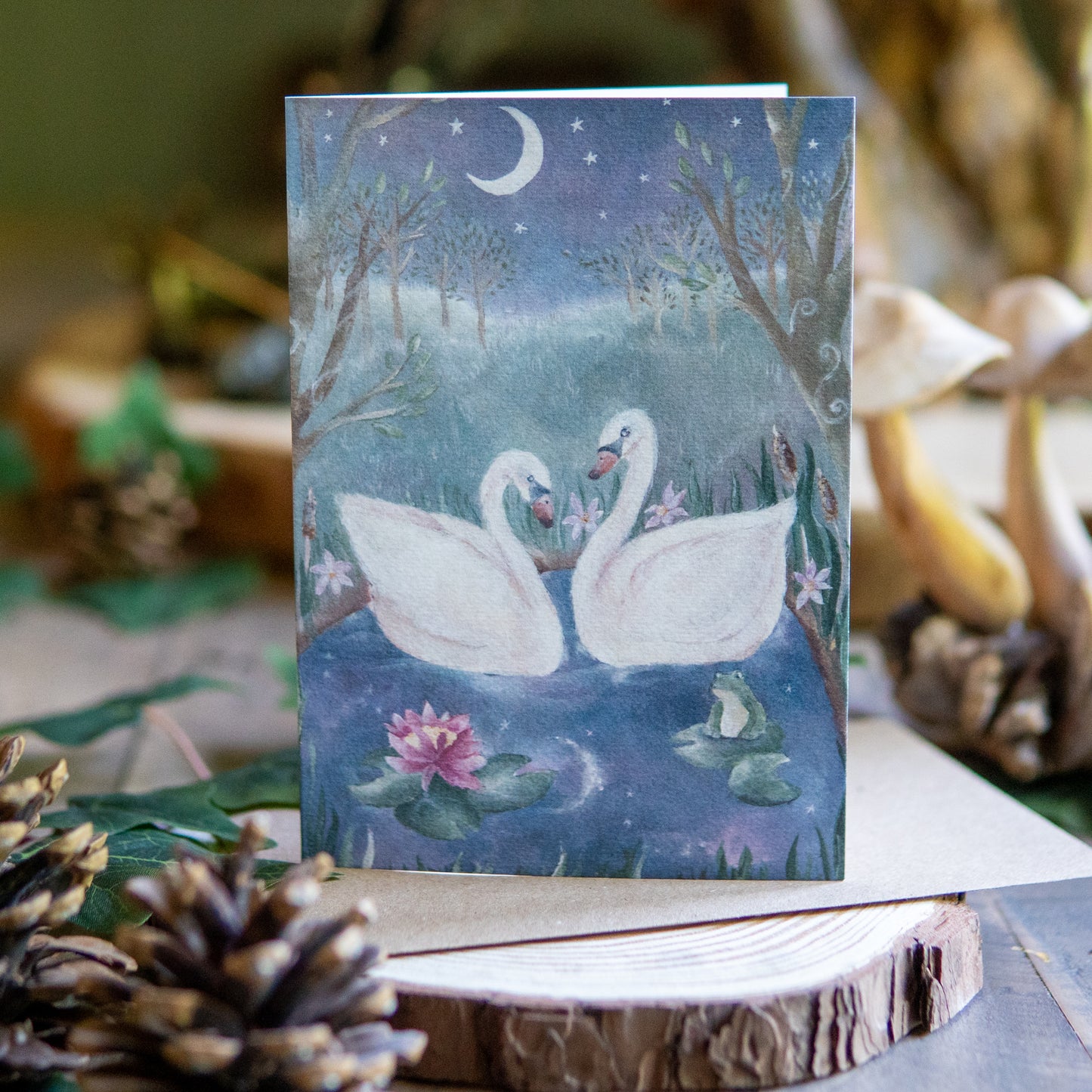 Swan Lake | Woodland Magic Greeting Card