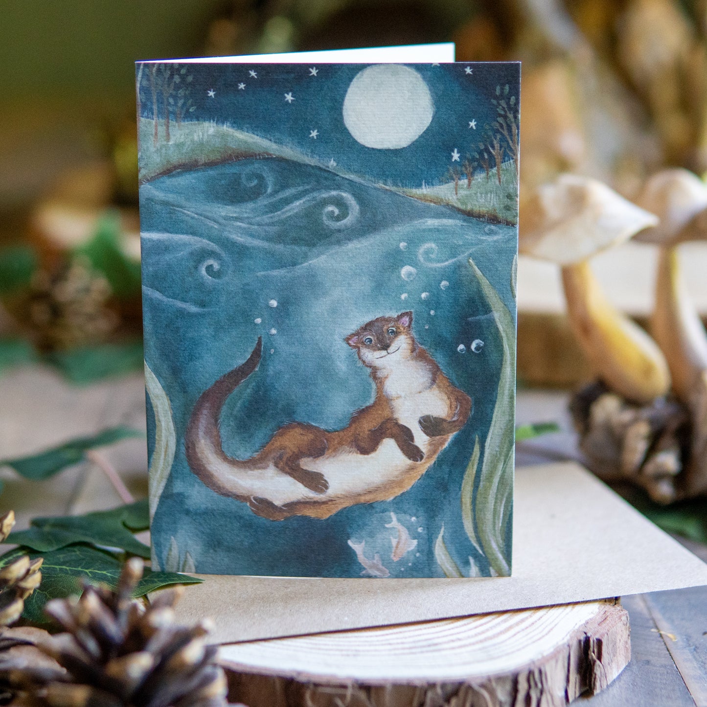 River Dance | Woodland Magic Greeting Card