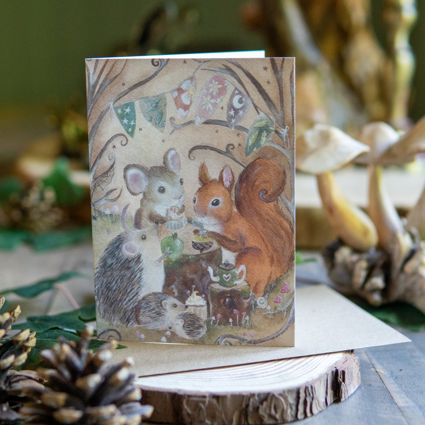 Afternoon Tea | Woodland Magic Greeting Card