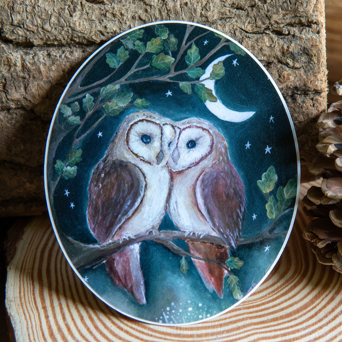 Owls Vinyl Sticker