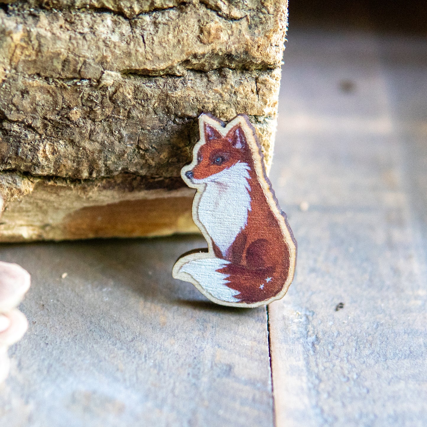 Fox Pin Badge