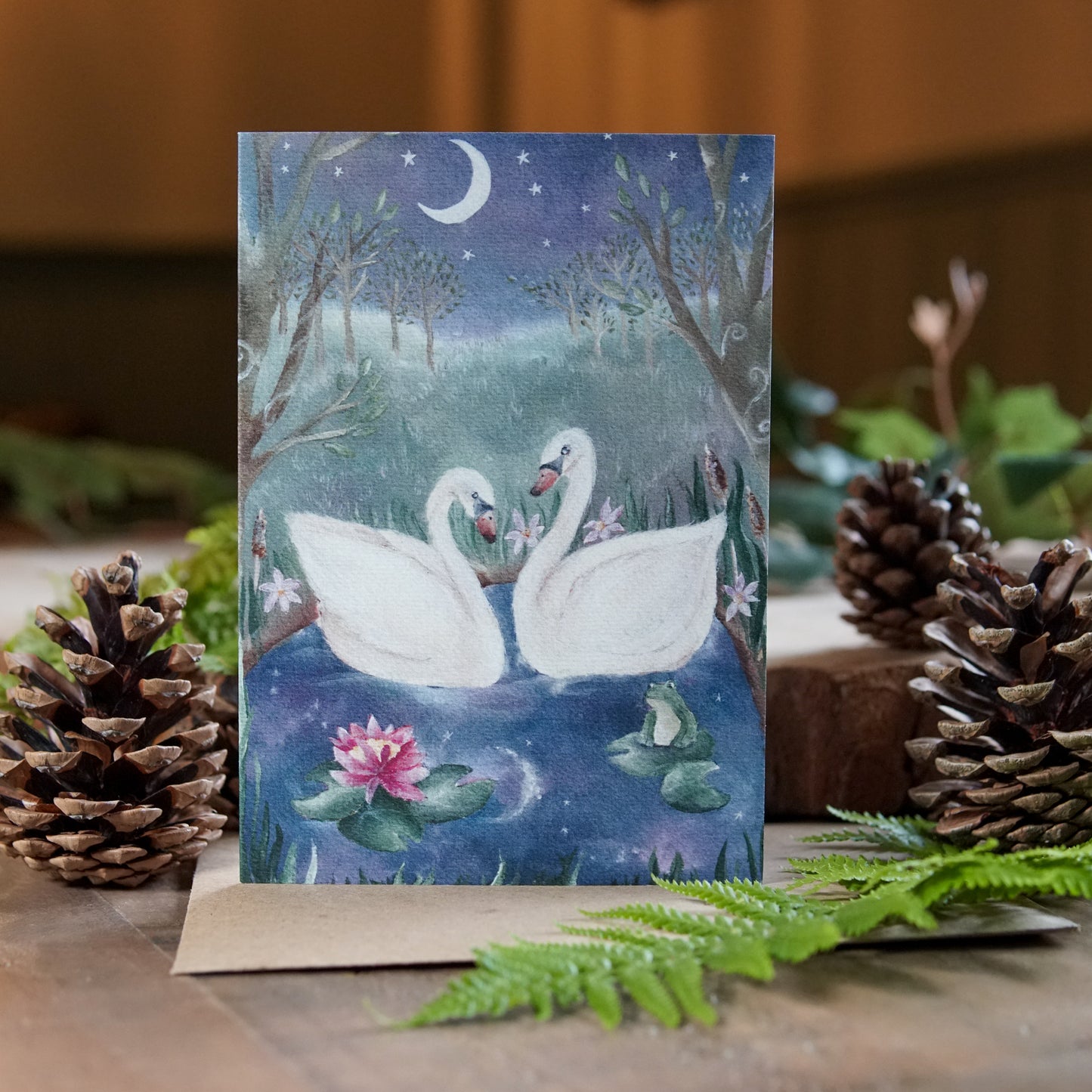 Swan Lake | Woodland Magic Greeting Card