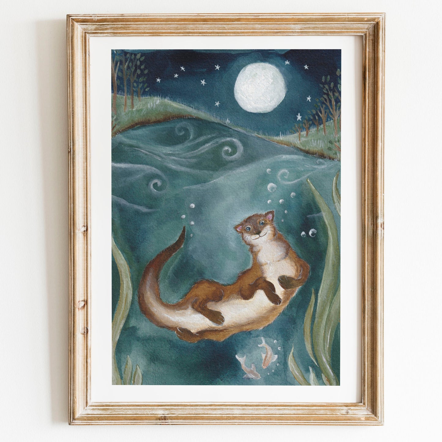 Otter Fine Art Print | River Dance