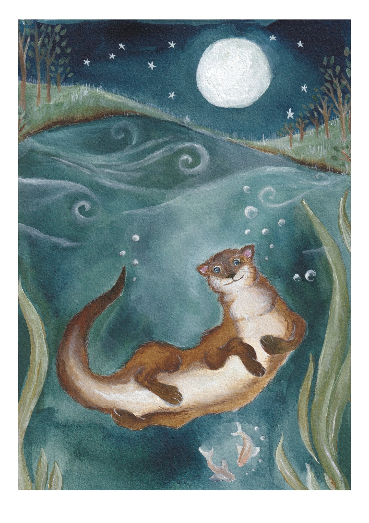 Otter Fine Art Print | River Dance