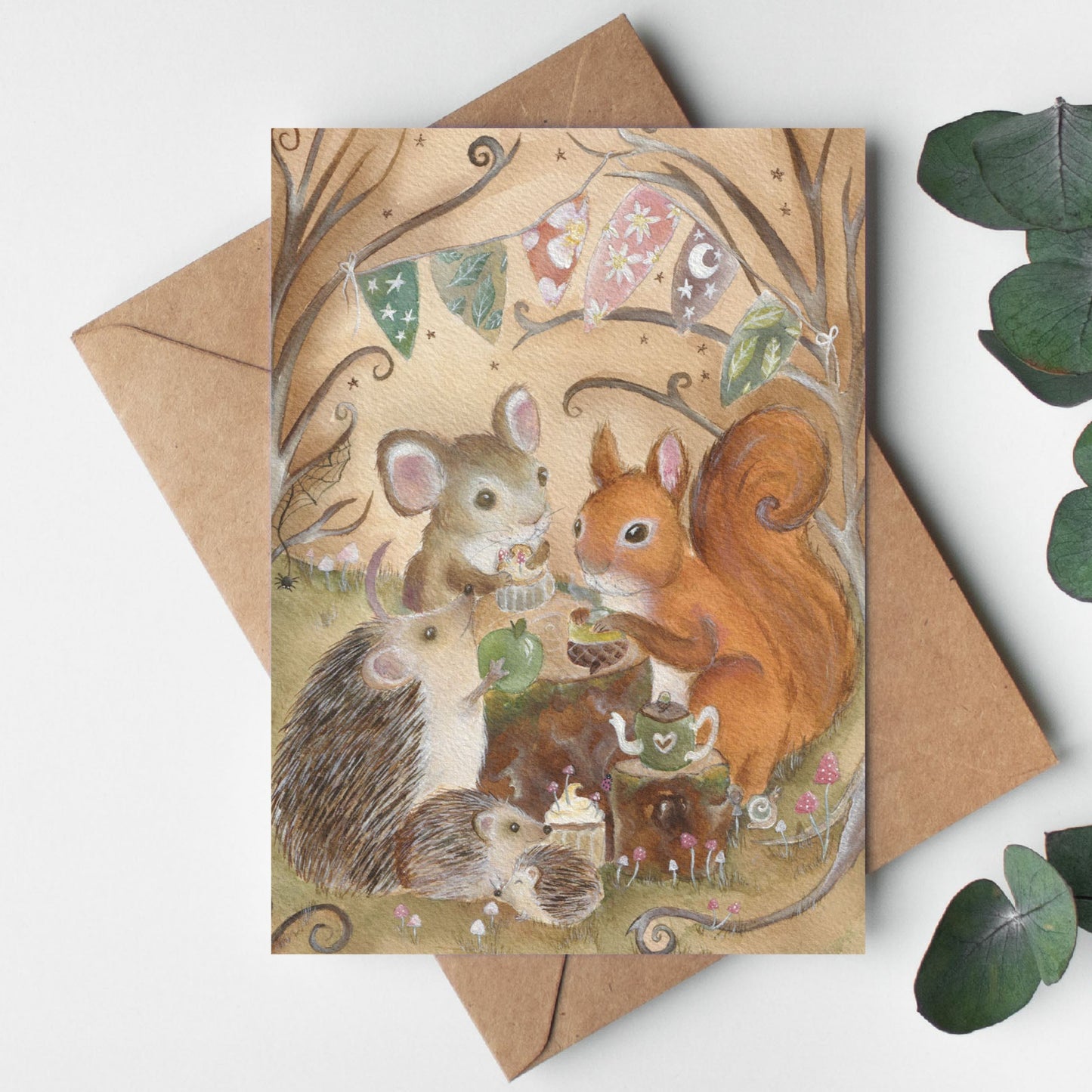 Afternoon Tea | Woodland Magic Greeting Card