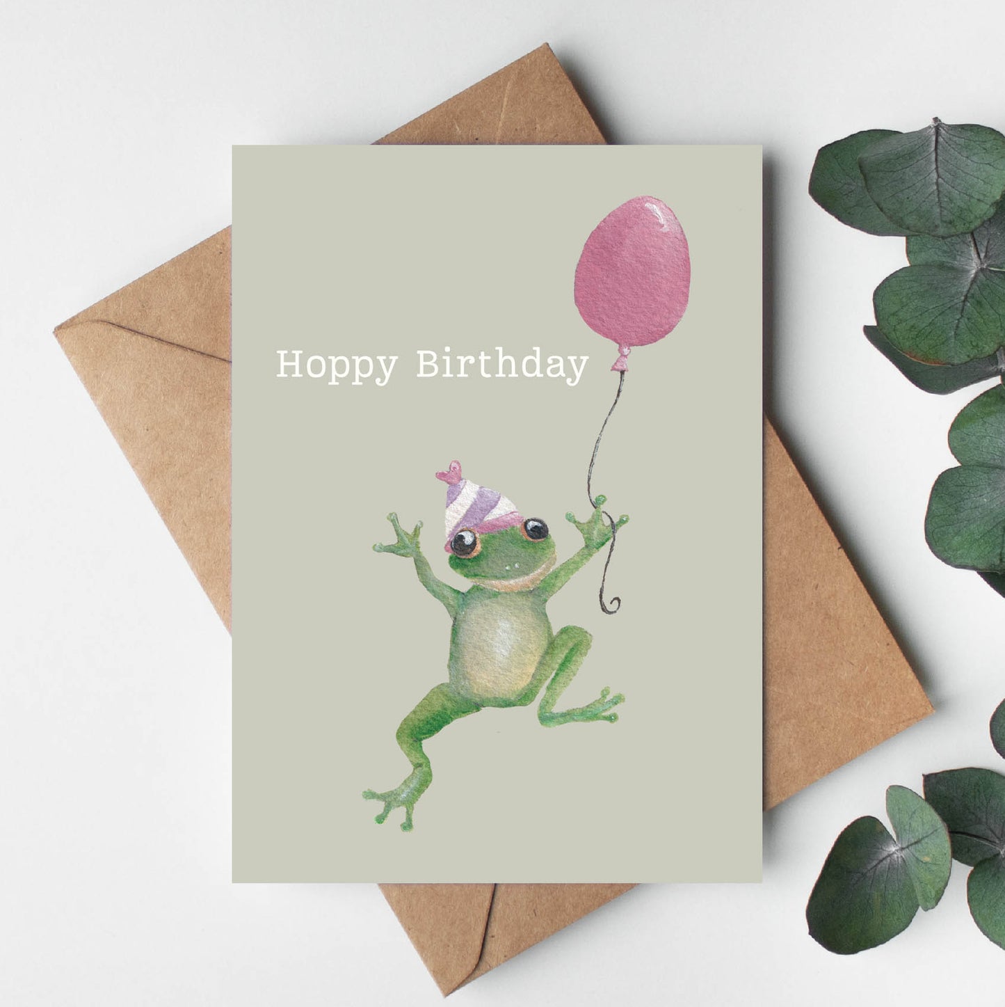 Hoppy Birthday | Funny Frog Birthday Card