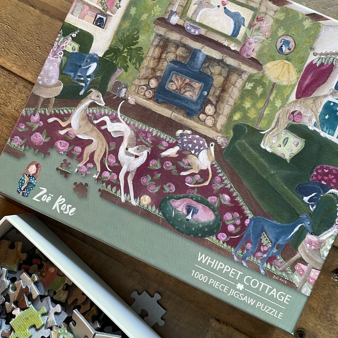Whippet Cottage   1000 Piece Jigsaw Puzzle