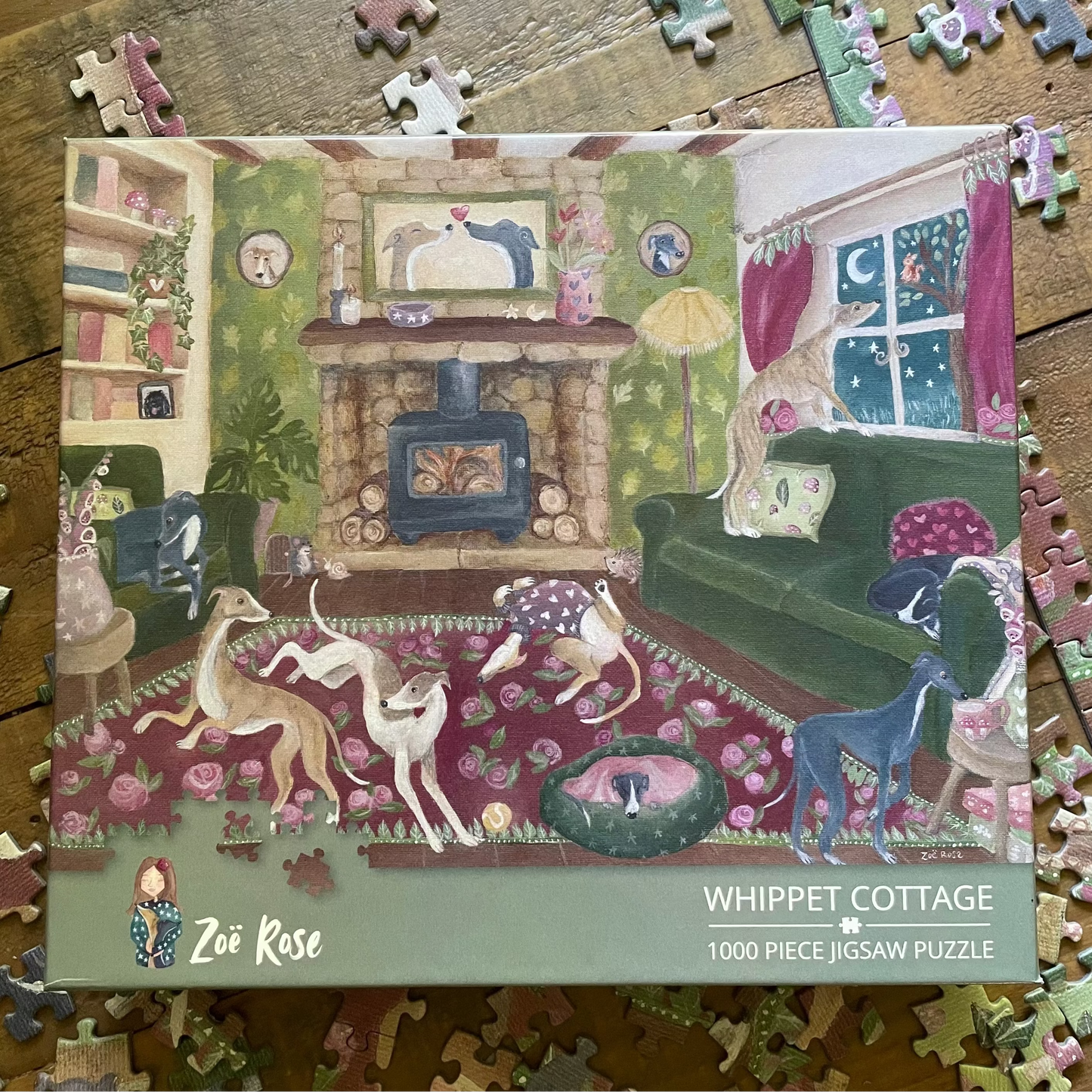 Whippet Cottage   1000 Piece Jigsaw Puzzle