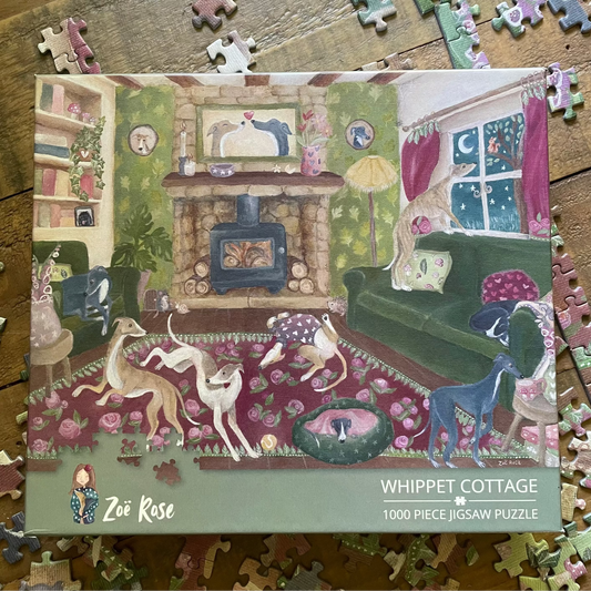 Whippet Cottage   1000 Piece Jigsaw Puzzle