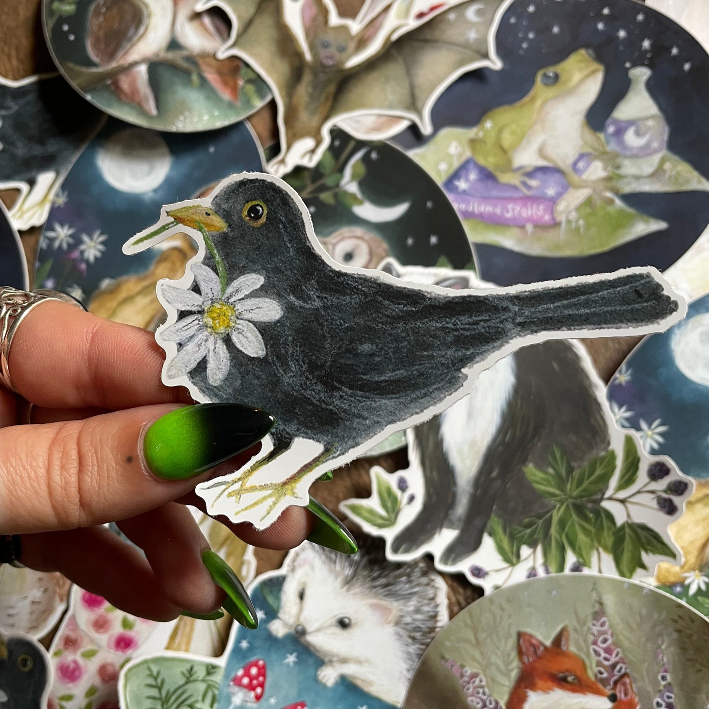 Blackbird Matte Vinyl Sticker