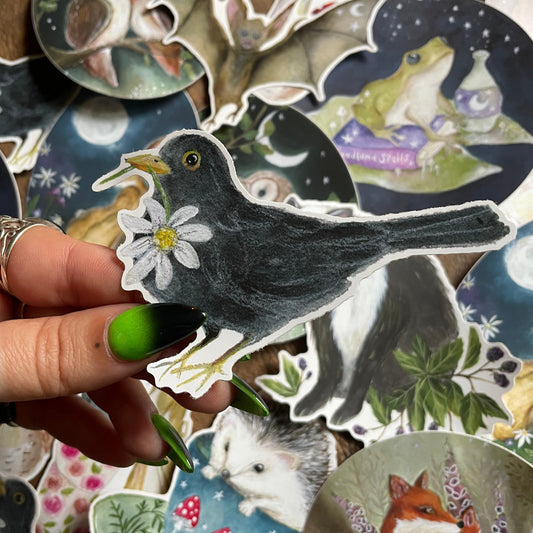 Blackbird Matte Vinyl Sticker