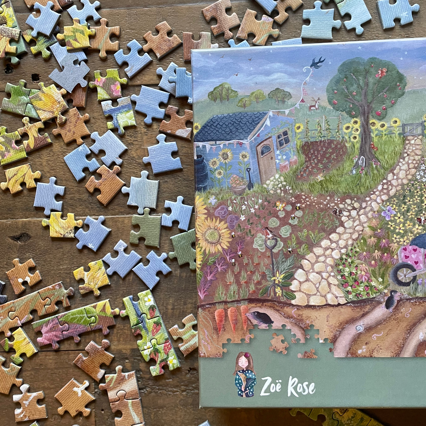 Up the Allotment 1000 Piece Whippet Jigsaw Puzzle