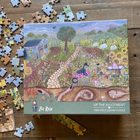 Up the Allotment 1000 Piece Whippet Jigsaw Puzzle