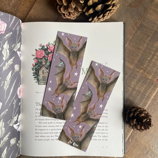 Bats Bookmark | Nightime Flight