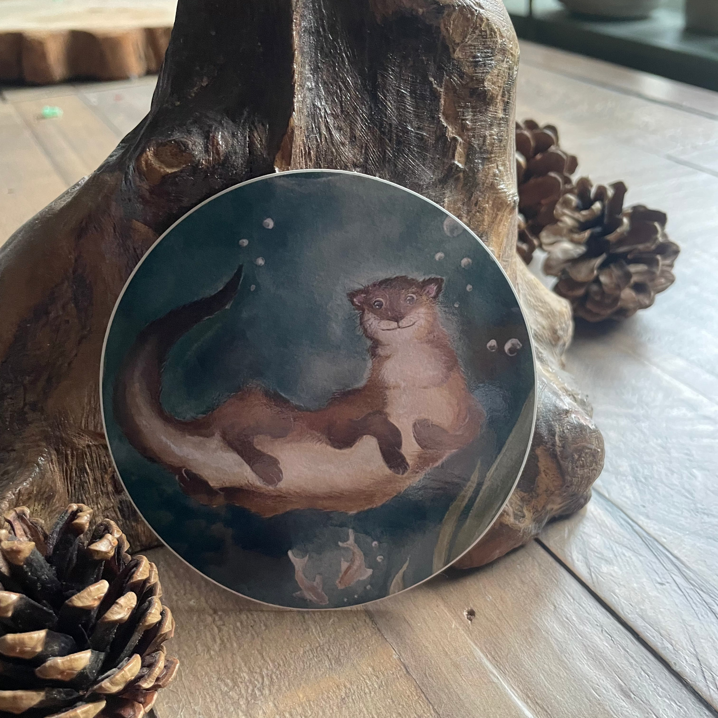 Otter Vinyl Sticker
