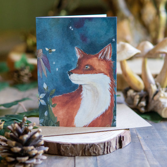 Fox & Bee | Woodland Magic Greeting Card