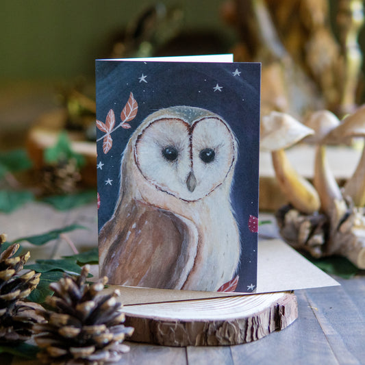 Midnight Owl | Woodland Magic Greeting Card