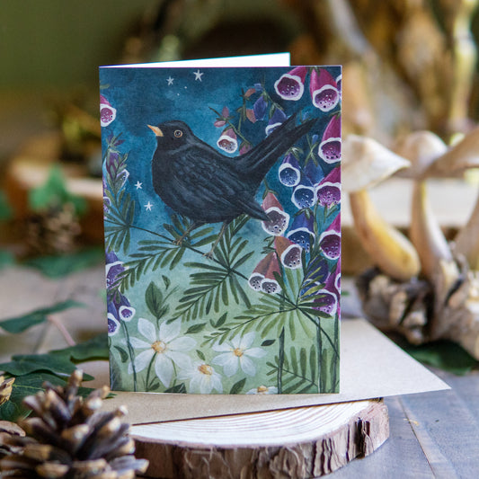 Blackbird | Woodland Magic Greeting Card