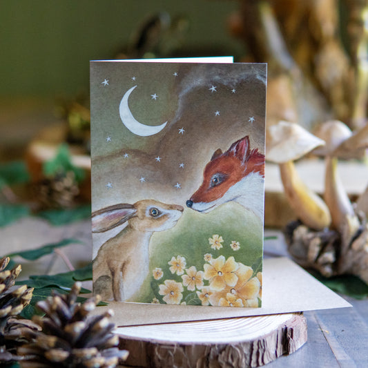 Primrose Meadow | Woodland Magic Greeting Card