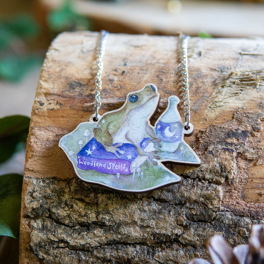 Frog | Wooden Necklace