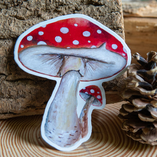 Toadstool Vinyl Sticker