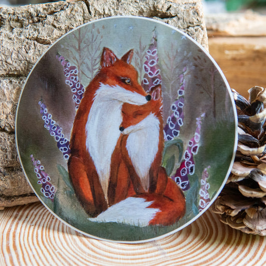 Foxglove Forest Vinyl Sticker