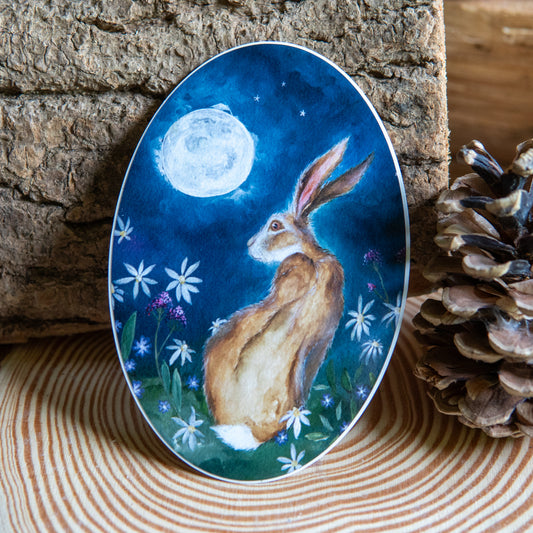 Hare Vinyl Sticker