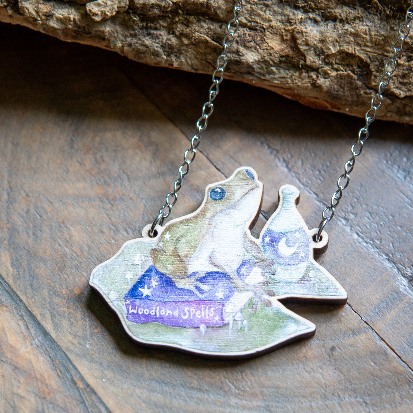 Frog | Wooden Necklace