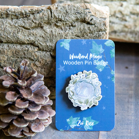 Mouse Nest Pin Badge