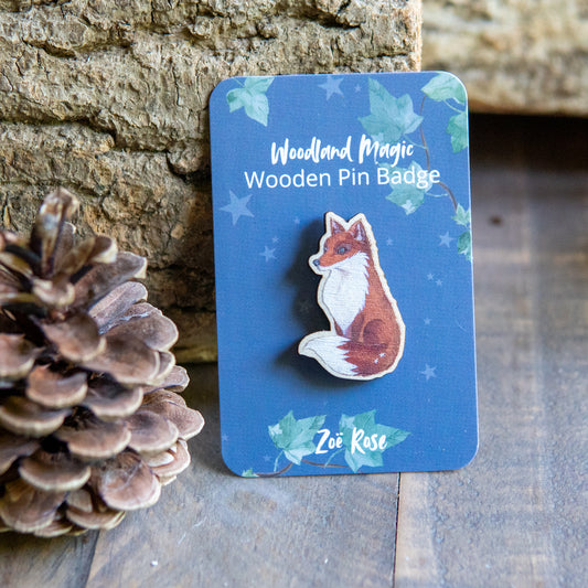 Fox Pin Badge