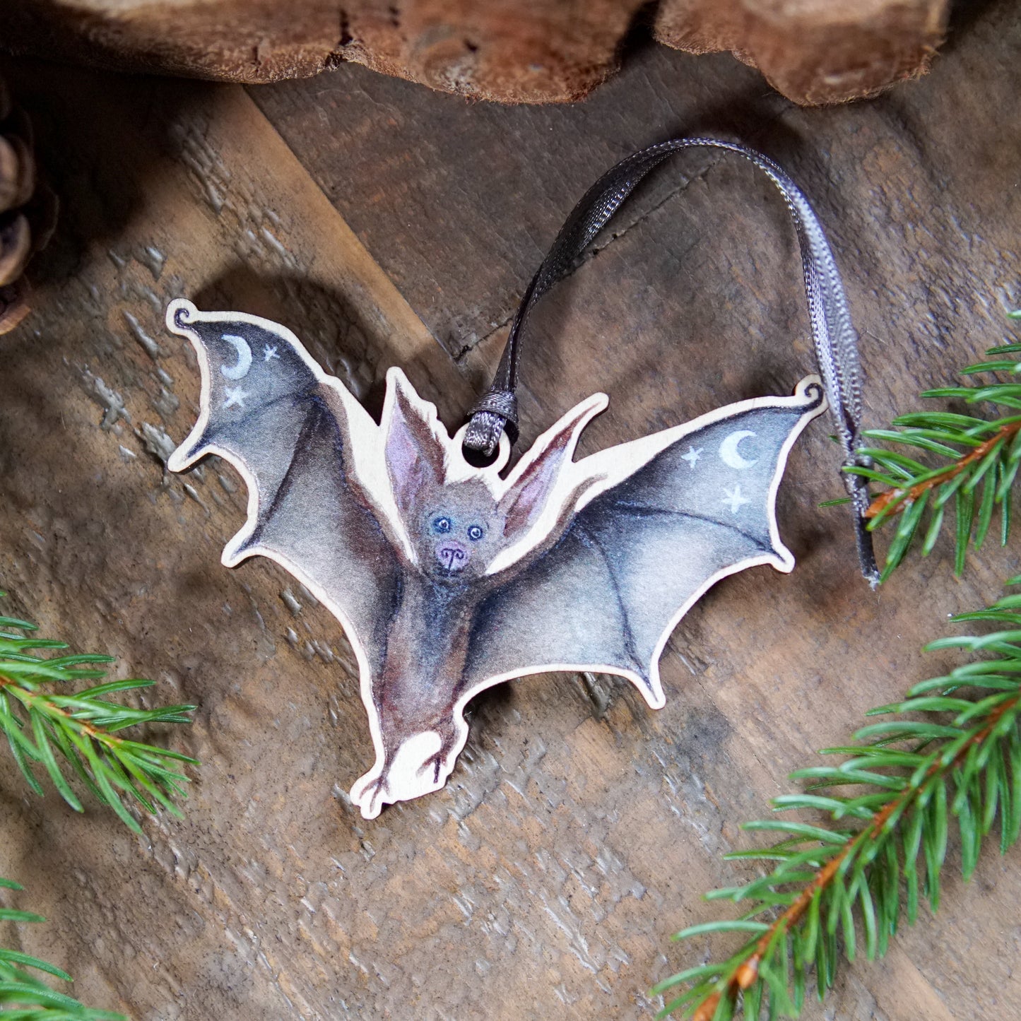 Bat | Bat Tree Ornament | Whimsical Bat Festive Decoration