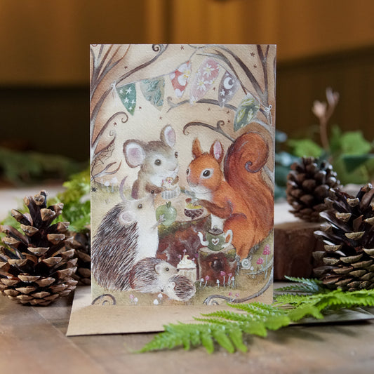 Afternoon Tea | Woodland Magic Greeting Card