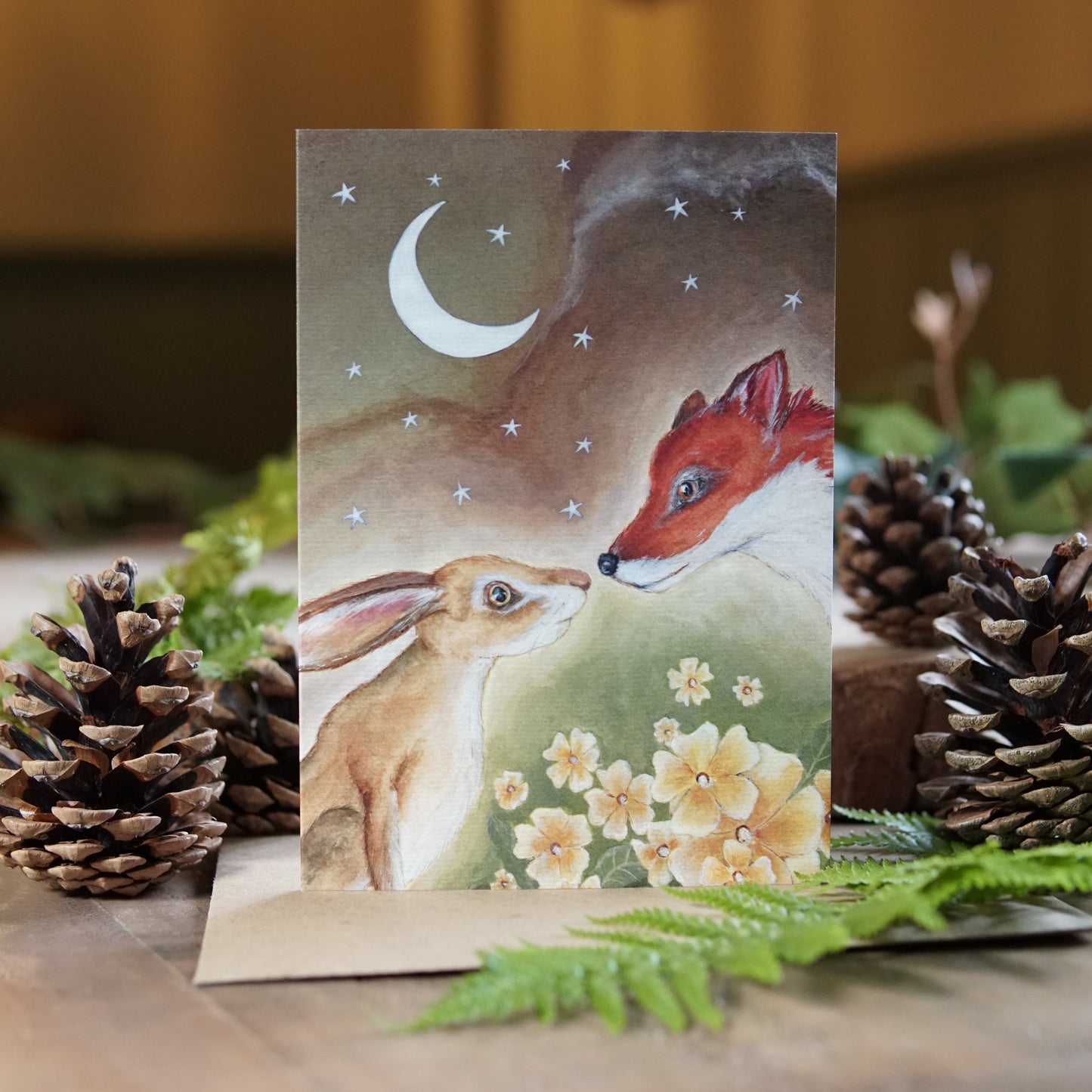 Primrose Meadow | Woodland Magic Greeting Card